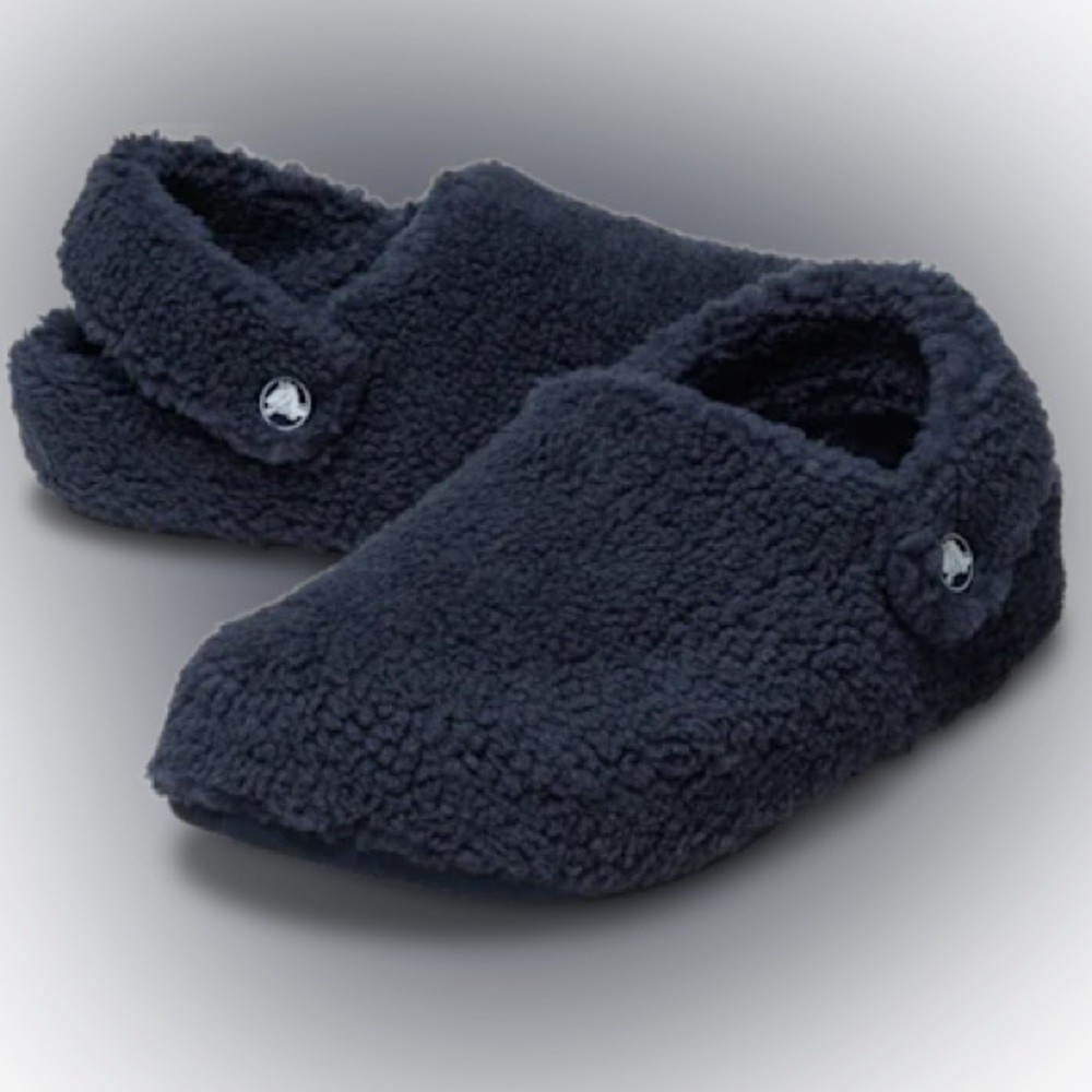 CROCS Classic Cozzy Slipper in Navy